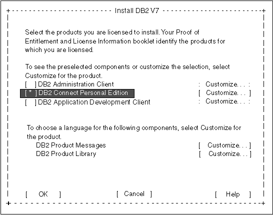 Install DB2 V7 Window