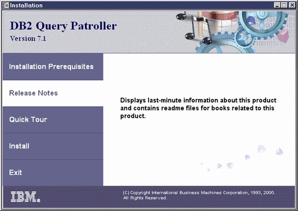 DB2 Query Patroller Launchpad